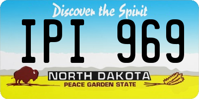 ND license plate IPI969
