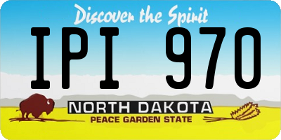 ND license plate IPI970