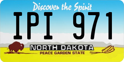 ND license plate IPI971