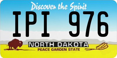 ND license plate IPI976