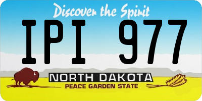 ND license plate IPI977