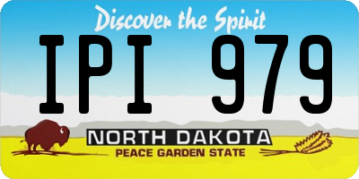 ND license plate IPI979