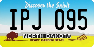 ND license plate IPJ095