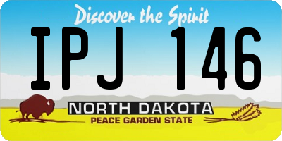 ND license plate IPJ146