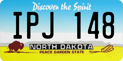 ND license plate IPJ148