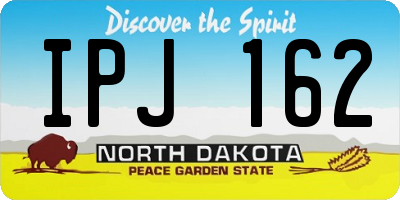 ND license plate IPJ162