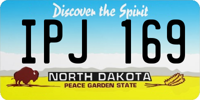 ND license plate IPJ169