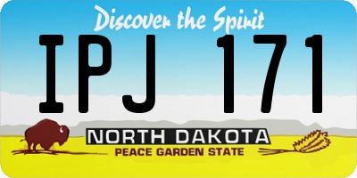 ND license plate IPJ171