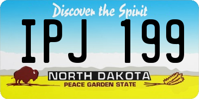 ND license plate IPJ199
