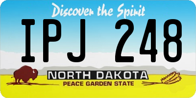 ND license plate IPJ248