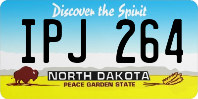 ND license plate IPJ264