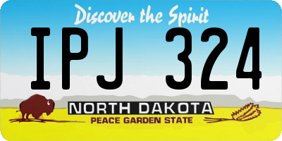 ND license plate IPJ324