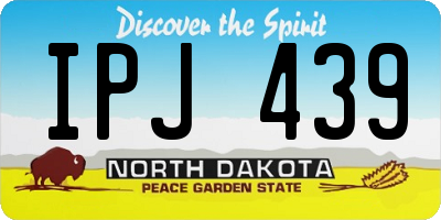 ND license plate IPJ439