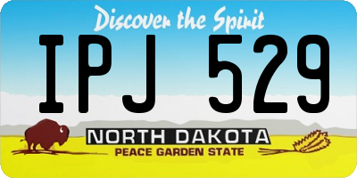 ND license plate IPJ529