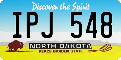 ND license plate IPJ548