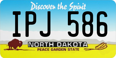 ND license plate IPJ586