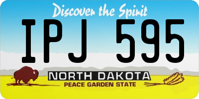ND license plate IPJ595