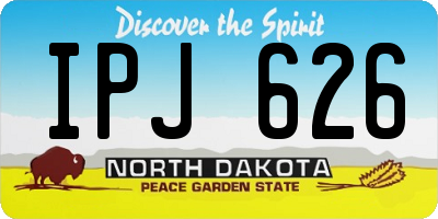 ND license plate IPJ626
