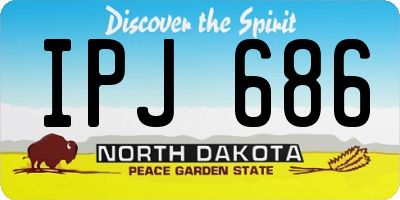 ND license plate IPJ686