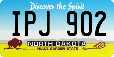 ND license plate IPJ902