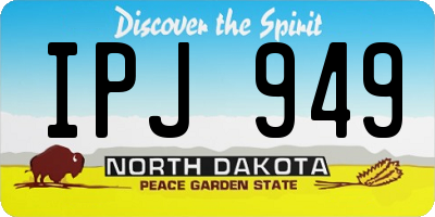 ND license plate IPJ949