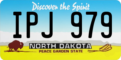 ND license plate IPJ979