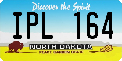 ND license plate IPL164