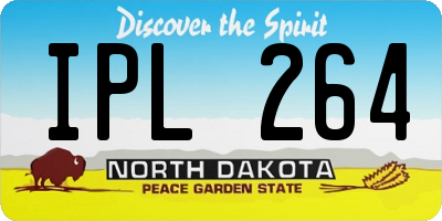 ND license plate IPL264