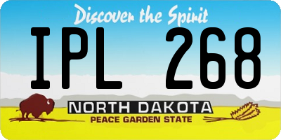 ND license plate IPL268