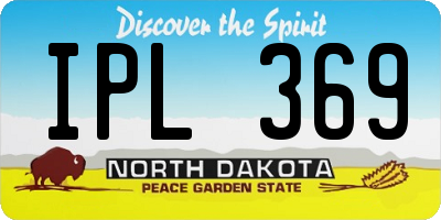 ND license plate IPL369