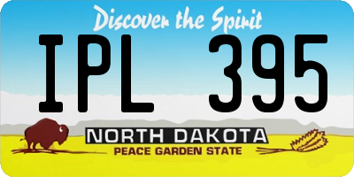 ND license plate IPL395