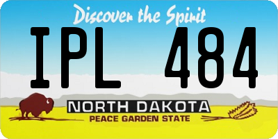 ND license plate IPL484