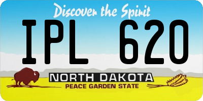 ND license plate IPL620