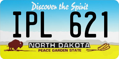 ND license plate IPL621