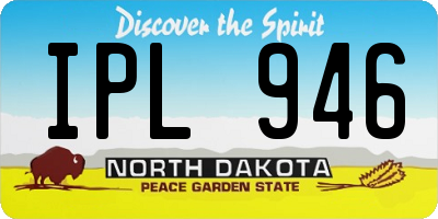 ND license plate IPL946