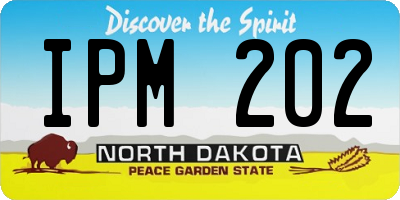 ND license plate IPM202