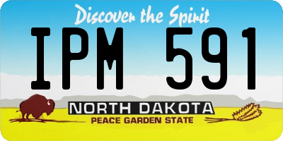 ND license plate IPM591