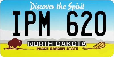 ND license plate IPM620
