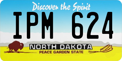 ND license plate IPM624