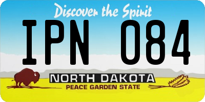 ND license plate IPN084