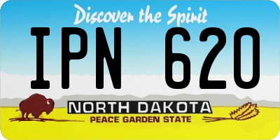 ND license plate IPN620