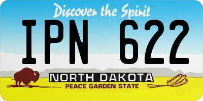 ND license plate IPN622