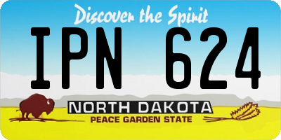 ND license plate IPN624