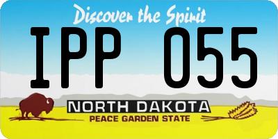 ND license plate IPP055