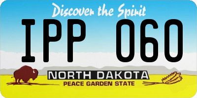 ND license plate IPP060