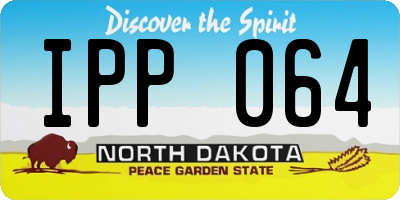 ND license plate IPP064