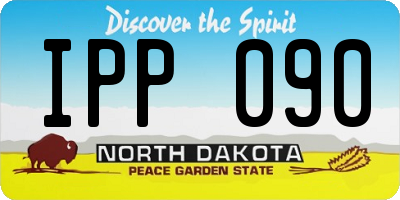ND license plate IPP090