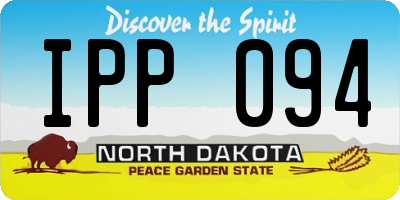 ND license plate IPP094