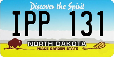 ND license plate IPP131