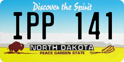 ND license plate IPP141